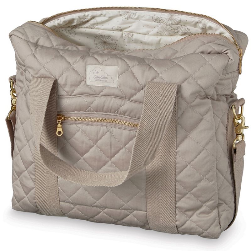 Sac à langer à anses beige noisette Cam Cam Copenhagen