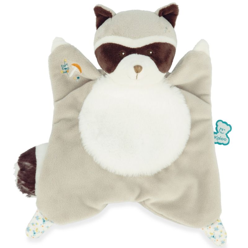 Doudou plat Gaston le raton laveur Kaloo