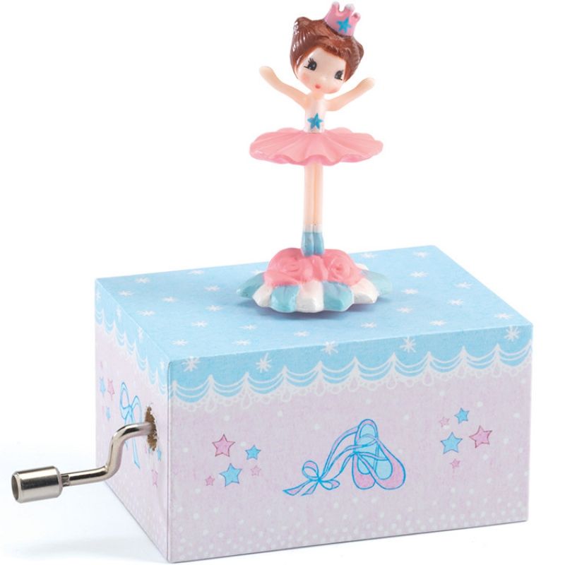 Cube manivelle Ballerine en scène Djeco