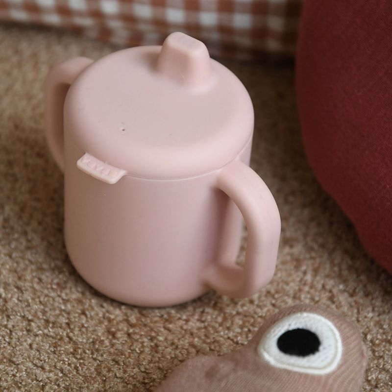 Tasse d'apprentissage silicone Barbe à papa Béaba Ambiance 8