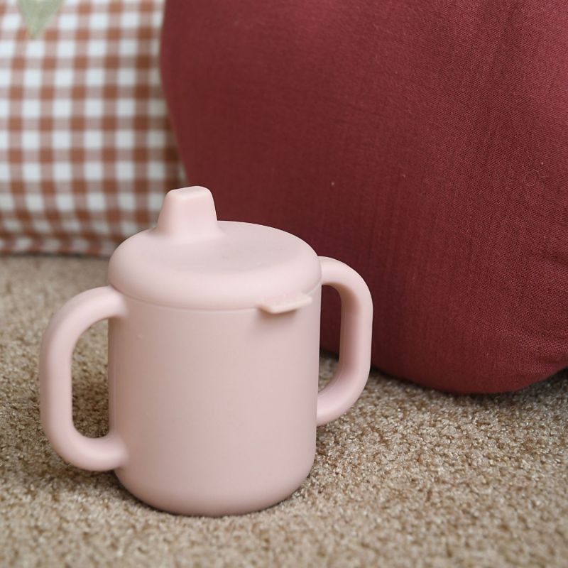 Tasse d'apprentissage silicone Barbe à papa Béaba Ambiance 9