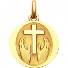 Médaille Credo Deo (Or jaune 750 millièmes)  par Becker