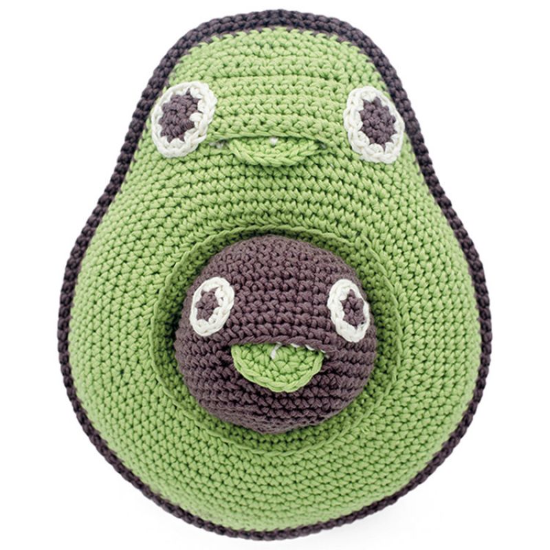 Peluche musicale Katia l'avocat et son bébé noyau MyuM