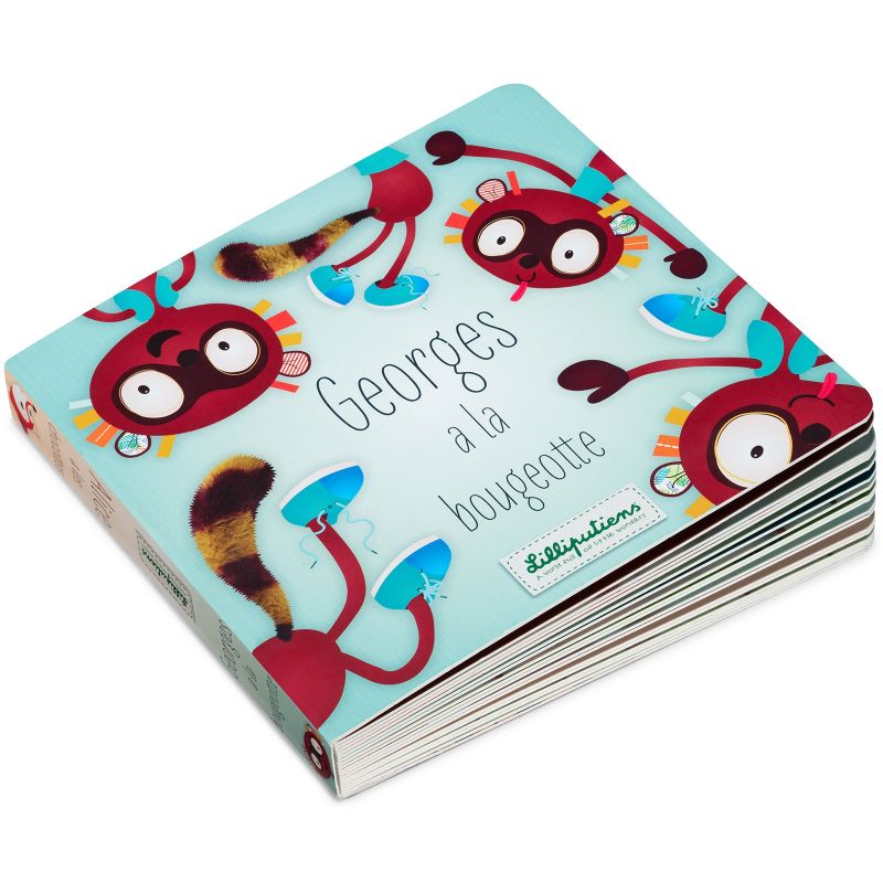 Livre bébé Georges a la bougeotte Lilliputiens