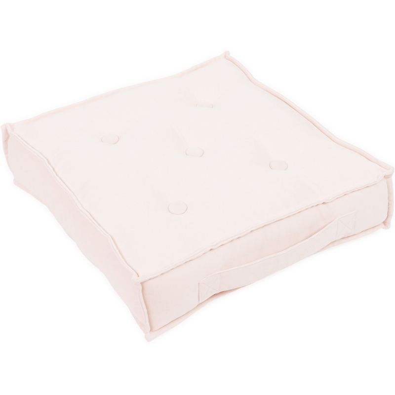 Pouf coussin de sol rose poudré Party Cotton&Sweets