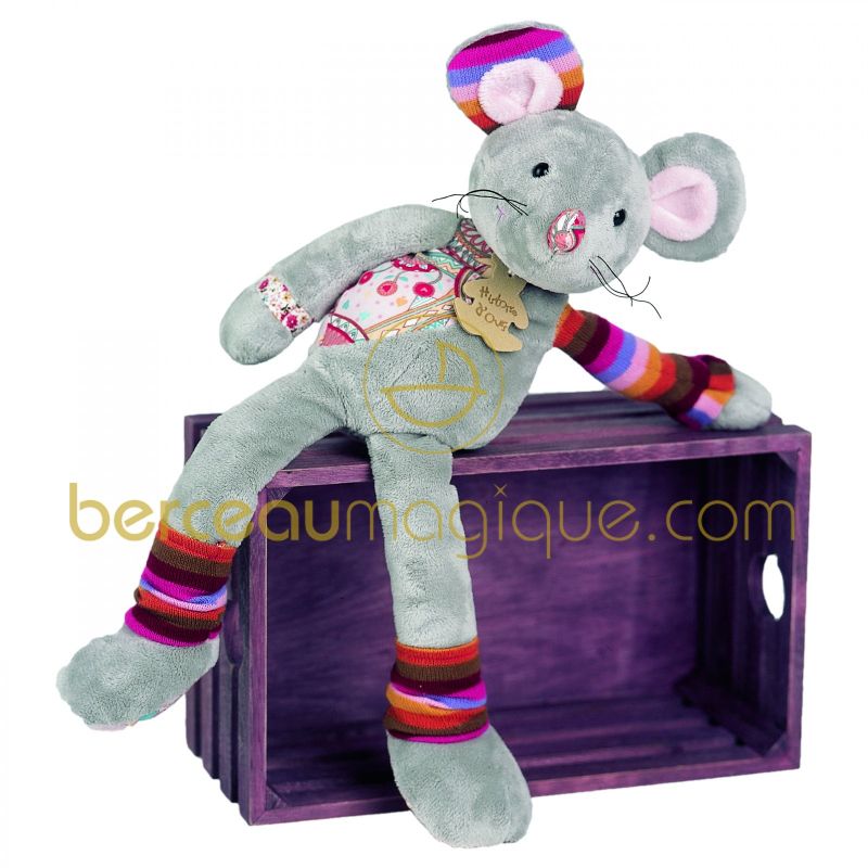 Peluche Souris Saltimbanque (40 cm) Histoire d'Ours