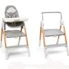 Chaise haute évolutive Sit-To-Step gris et blanc  par Skip Hop