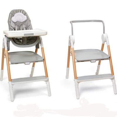 Chaise haute évolutive Sit-To-Step gris et blanc Skip Hop