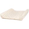 Housse de matelas à langer en nid d'abeille de coton bio Yellow Lily Nobodinoz Produit 1