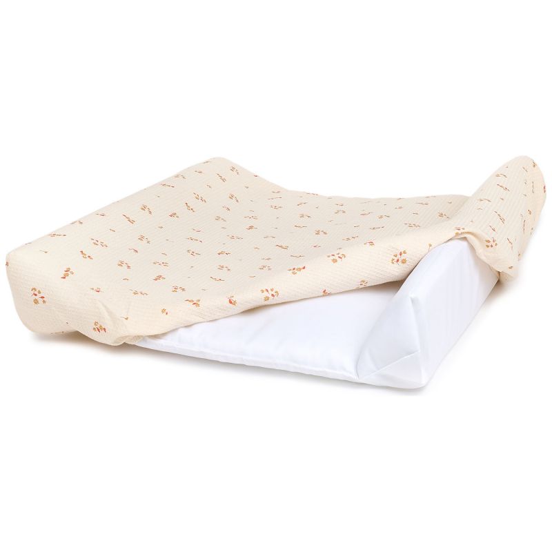 Housse de matelas à langer en nid d'abeille de coton bio Yellow Lily Nobodinoz Produit 3