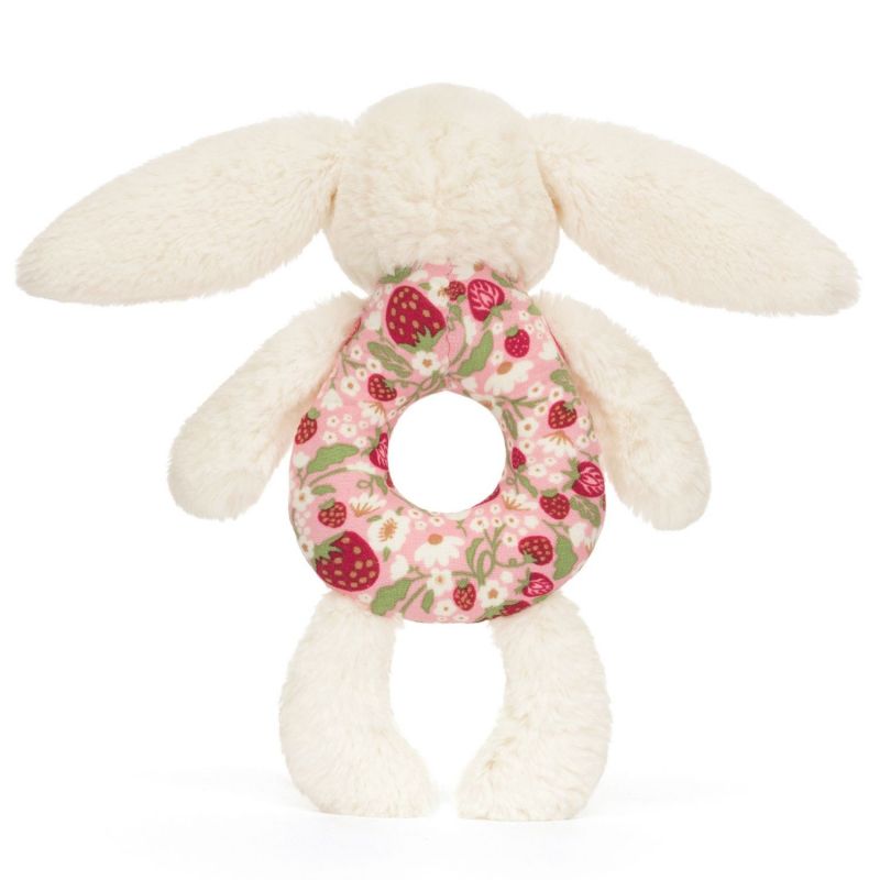 Hochet Lapin en fleurs Crème (18 cm) Jellycat Produit 3