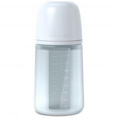 Biberon en silicone Colour Essence Bleu (240Ml) - Suavinex