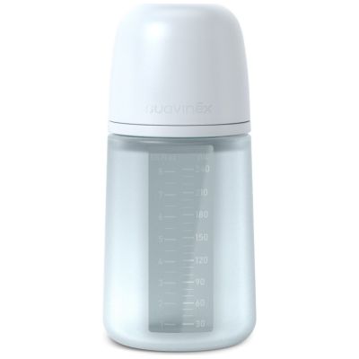 Biberon en silicone Colour Essence Bleu (240Ml) Suavinex