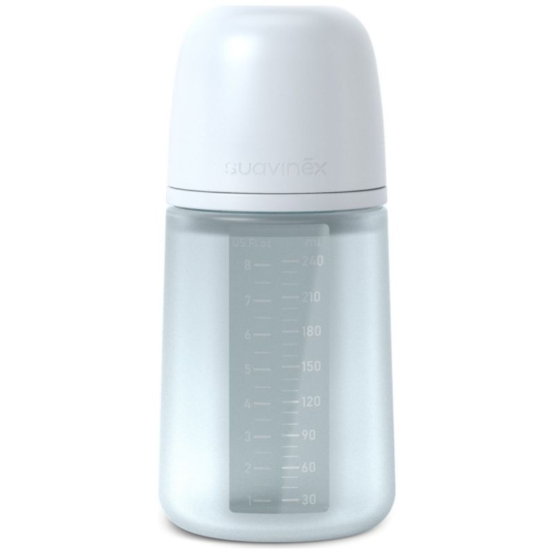 Biberon en silicone Colour Essence Bleu (240Ml) Suavinex Produit 1