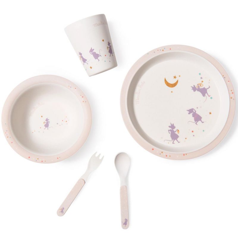 Coffret repas en bambou Il était une fois (5 pièces) Moulin Roty
