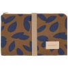 Tapis à langer imperméable Hyde Park Blue leaves Nobodinoz Produit 1
