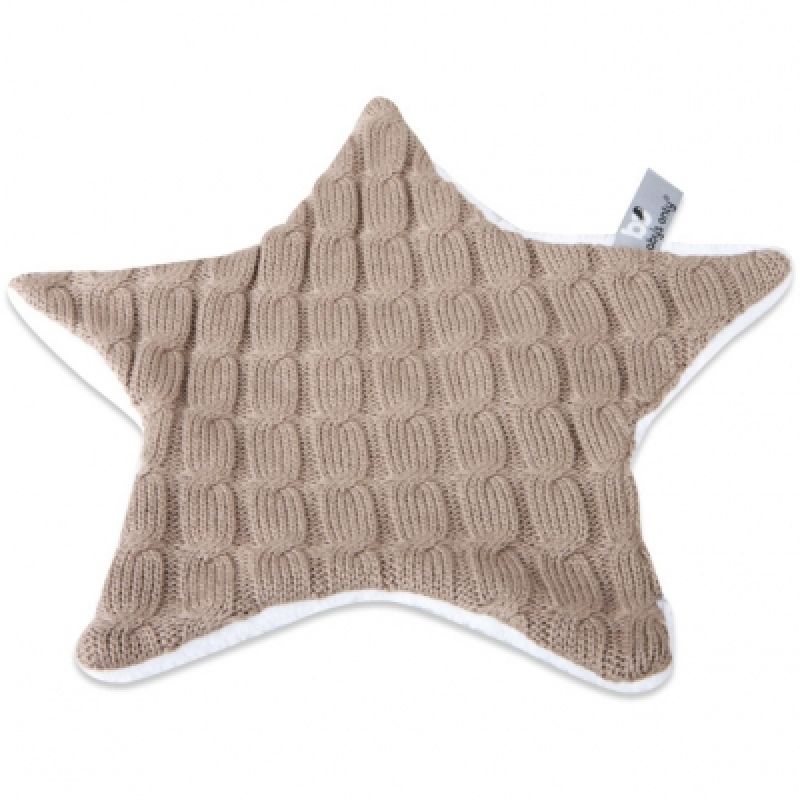 Doudou plat étoile Cable Uni kaki Baby's Only