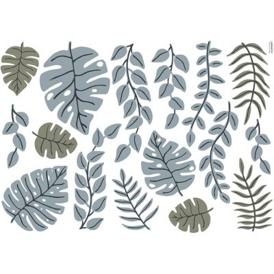 Planche de stickers Les feuillages (90 x 64 cm) Lilipinso
