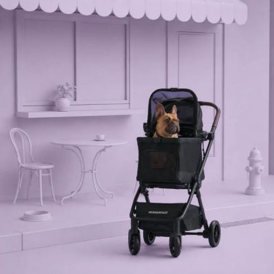 Poussette pour animaux Bella Black