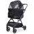 Variation Noir, marron du produit Poussette pour animaux Bella Black de la marque Wonderfold