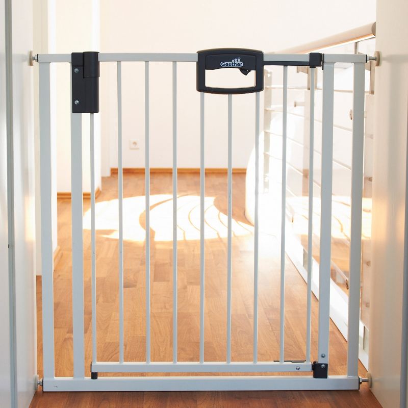 Barrière de sécurité Easy Lock blanc métal (80,5 à 88,5 cm) Geuther
