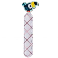 Lettre en tissu à suspendre réversible I (9,5 cm)