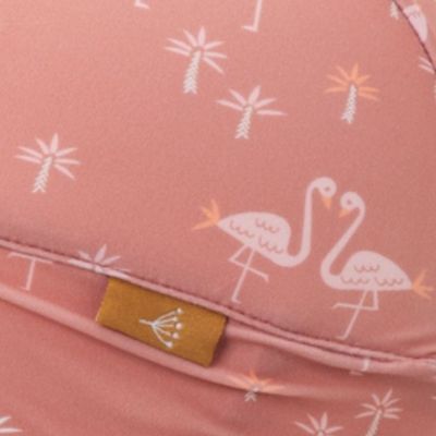 Casquette anti-UV protège nuque Flamingo (6-12 mois)
