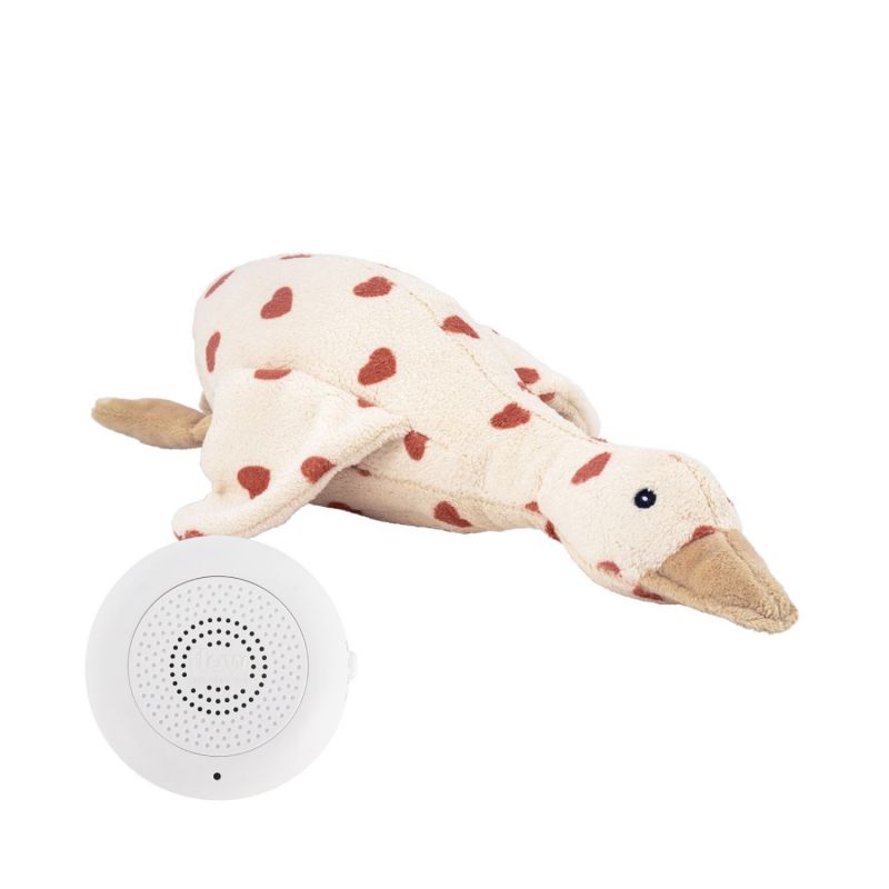 Peluche bruit blanc oie Liva Coeurs édition limitée FLOW Produit 3
