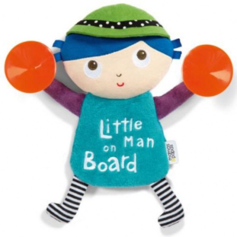 Signalétique bébé à bord ventouse Petit homme à bord Mamas and Papas