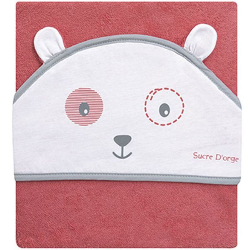 Cape de bain corail (78 x 80 cm) Sucre d'orge