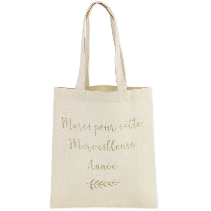Sac à anses Merci pour cette merveilleuse année Arty Fêtes Factory