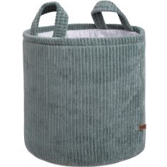 Panier de rangement Sense vert d'eau (38 cm) - Baby's Only
