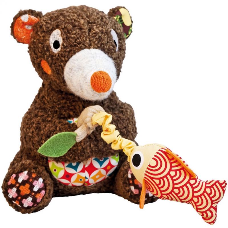 Peluche musicale Tizours Woodours (20 cm) Ebulobo
