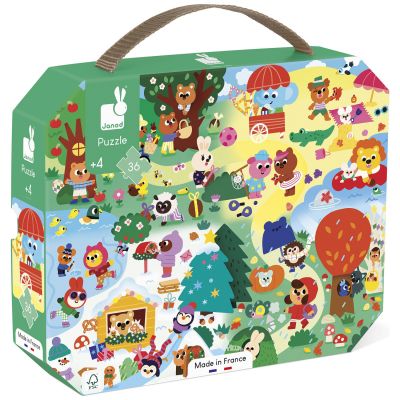 Puzzle Les 4 Saisons (36 pièces) Janod 