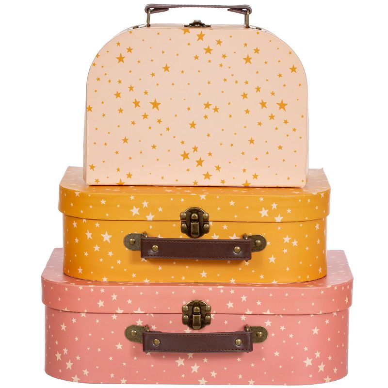 Set de 3 valisettes Little Stars étoiles sass & belle