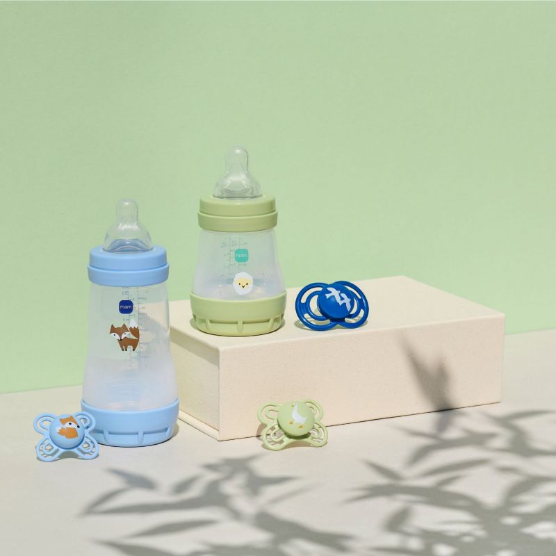 3 biberons Easy Start 260ml Océan+Océan+Sable Tétine débit 2 MAM Ambiance 5