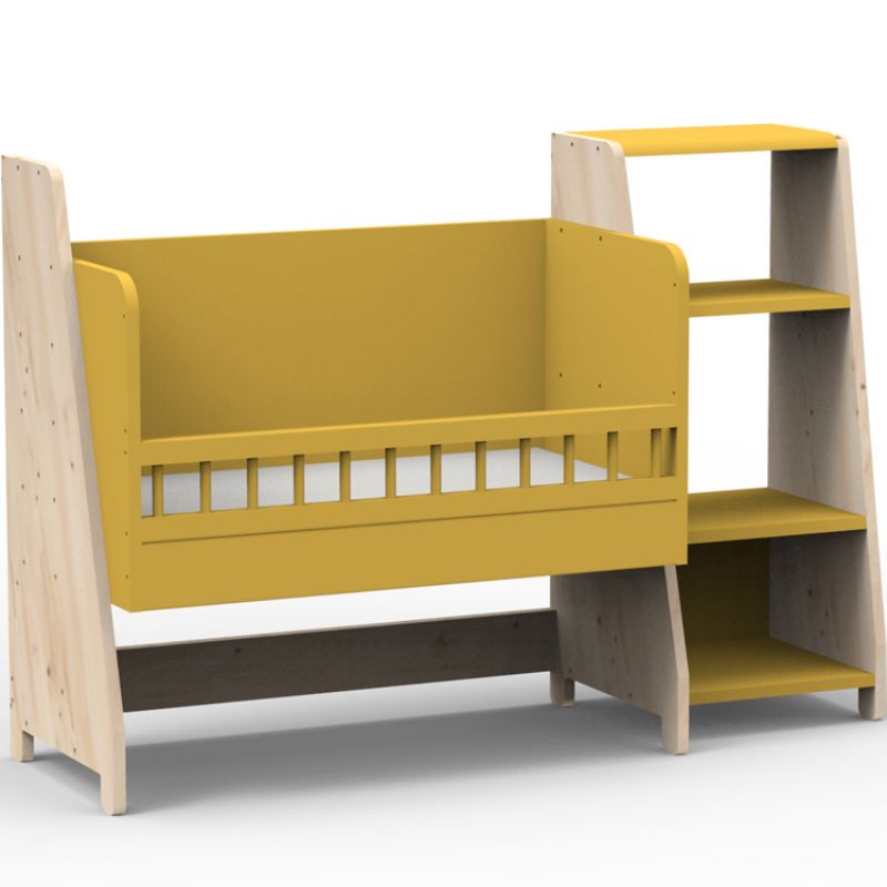 Berceau cododo évolutif avec colonne étagère Asymetry Montessori (coloris au choix) Mathy by bols Produit 2