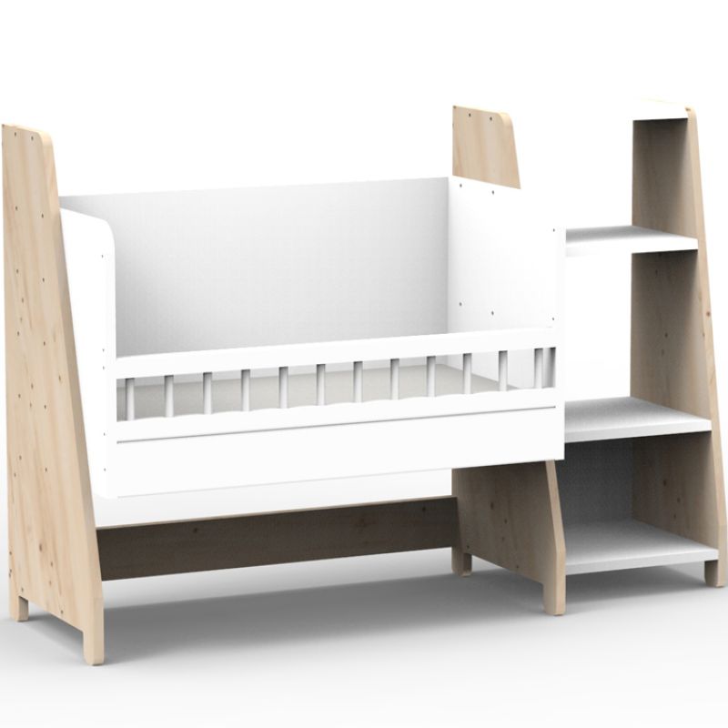 Berceau cododo évolutif avec colonne étagère Asymetry Montessori (coloris au choix) Mathy by bols Produit 3