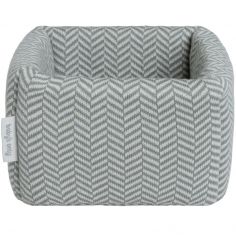 Panier de toilette Dawn nordic blue-ecru - Baby's Only