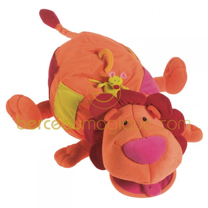 Igor gros Lion d'activités (90 cm) Lilliputiens