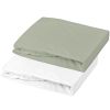 Lot alèse et drap housse Blanc-Ginky (70 x 140 cm) Mon P'tit Dodo Produit 1