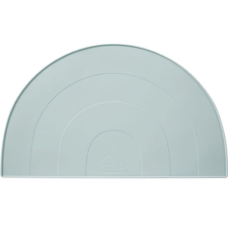 Set de table en silicone arc-en-ciel pétrole Cam Cam Copenhagen