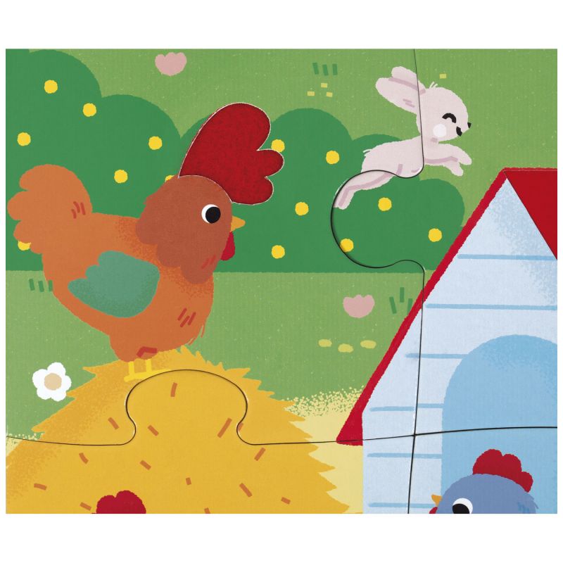 Puzzle tactile Ferme (20 pièces) Janod Produit 7