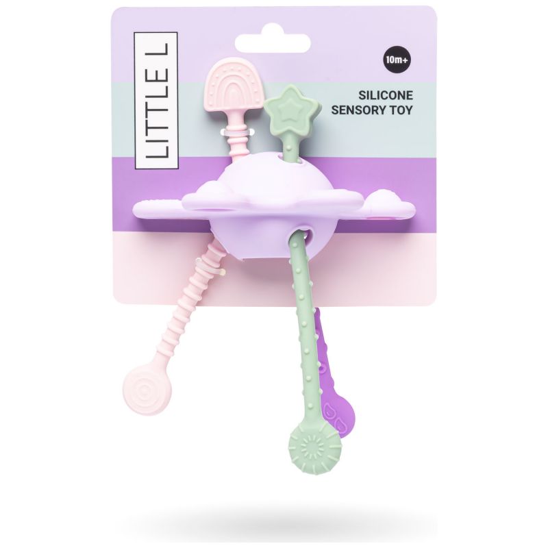Jouet d'éveil et de dentition en silicone Petit Ciel Sensoriel Little L Packaging 5