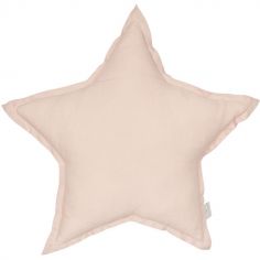 Coussin étoile rose poudré (45 cm)
