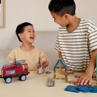 Kit de construction magnétique Fire Rescue Pack (39 pièces) (Cleverclixx) - Image 2