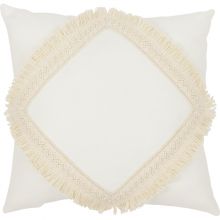 Coussin carré Boho vanille (40 x 40 cm)  par Cotton&Sweets