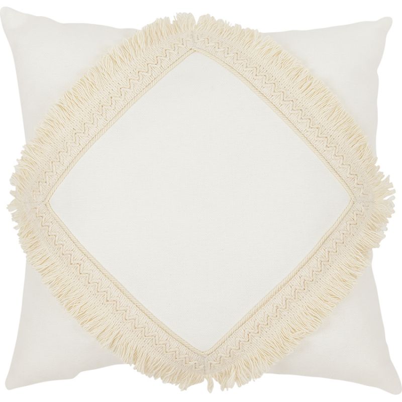 Coussin carré Boho vanille (40 x 40 cm) Cotton&Sweets