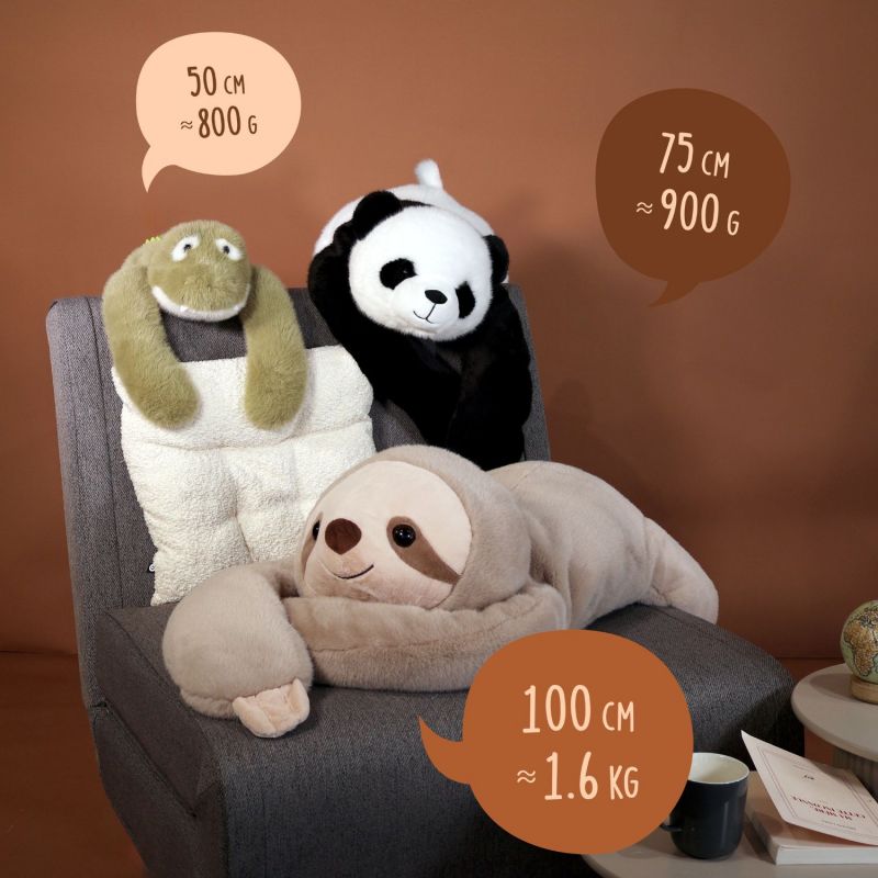 Peluche géante Paresseux lesté PODCOLL (100 cm) Histoire d'Ours Ambiance 9