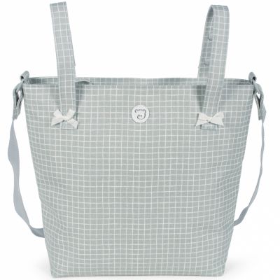 Sac à poussette Miel gris (30 x 34 cm) Pasito a pasito